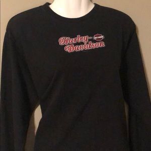Harley Davidson female king sleeve t shirt